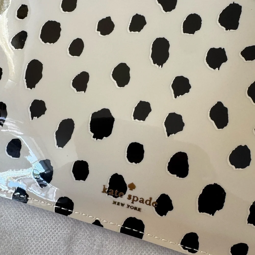 Kate Spade Flamingo Dot Pencil Pouch & Accessories NWT